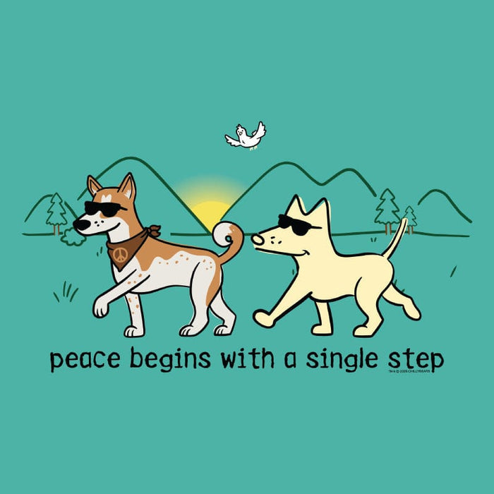 Walk for Peace - Ladies T-Shirt V-Neck