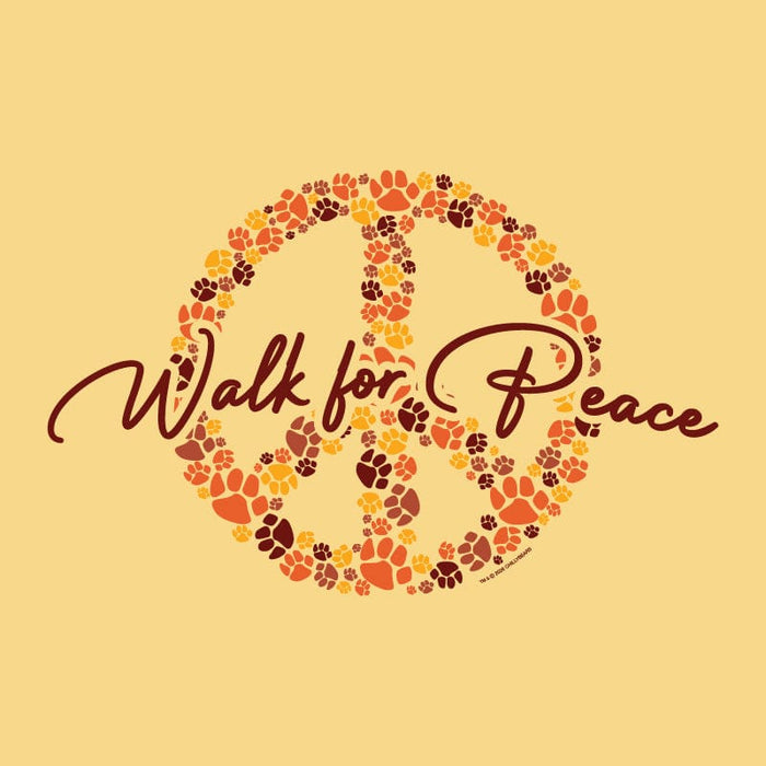 Walk for Peace Paws - Sweatshirt Pullover Hoodie