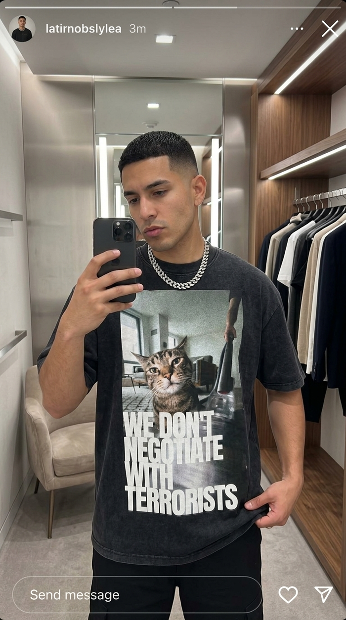 We Don't Negotiate With Terrorists T-Shirt