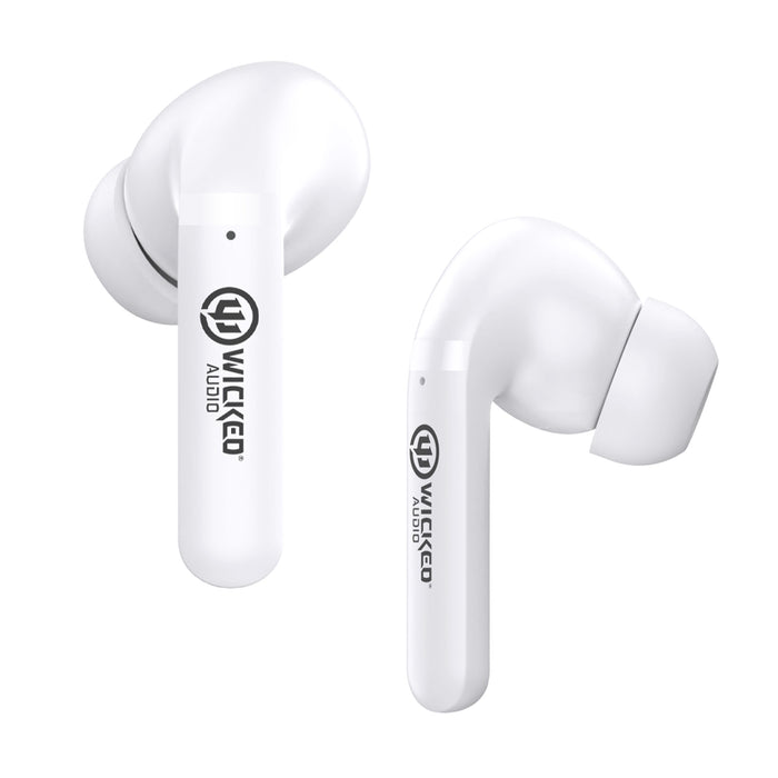 Wicked Audio Mojo 500 True Wireless Earbuds – Bluetooth Earphones with GPS Bud Locator, Transparency Mode, and 27-Hour Battery Life