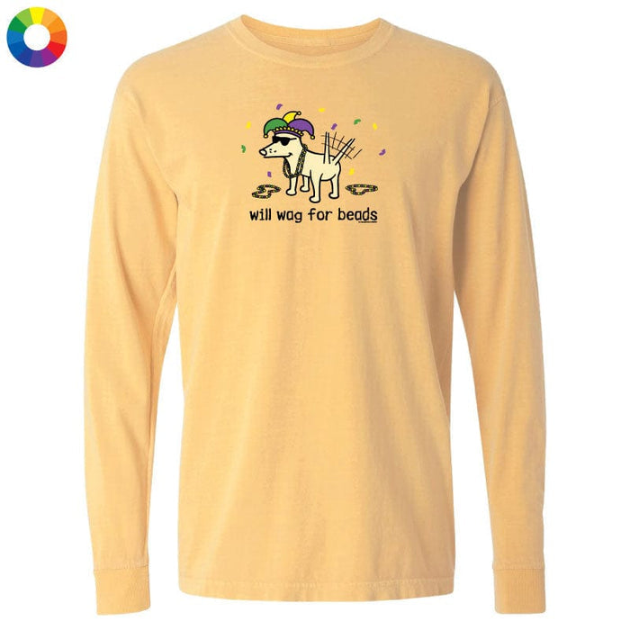 Will Wag for Beads - Classic Long-Sleeve T-Shirt