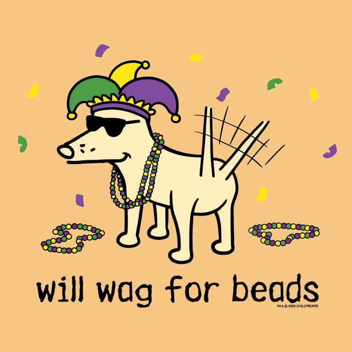 Will Wag for Beads - Classic Long-Sleeve T-Shirt