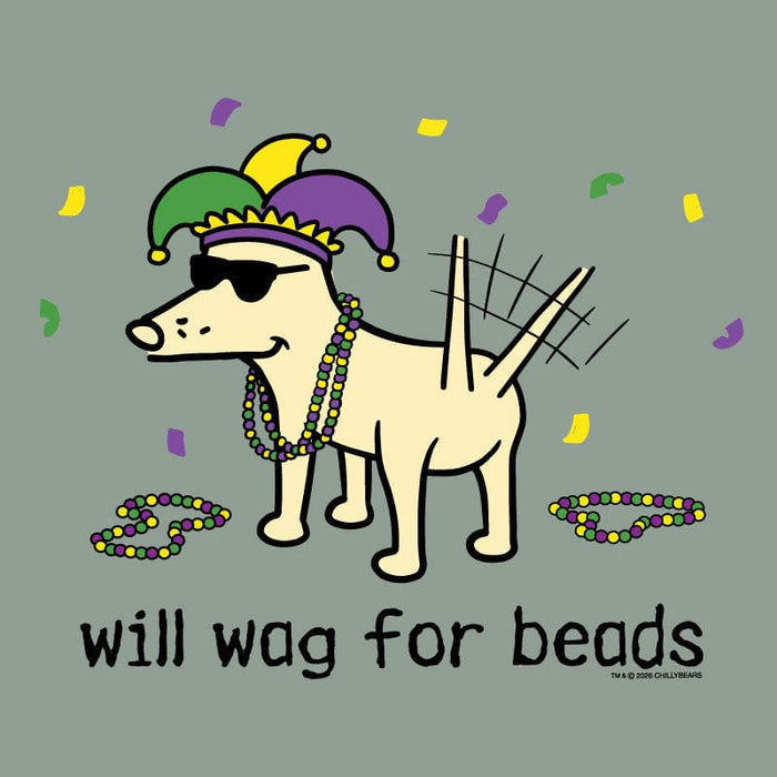 Will Wag for Beads - Classic Long-Sleeve T-Shirt