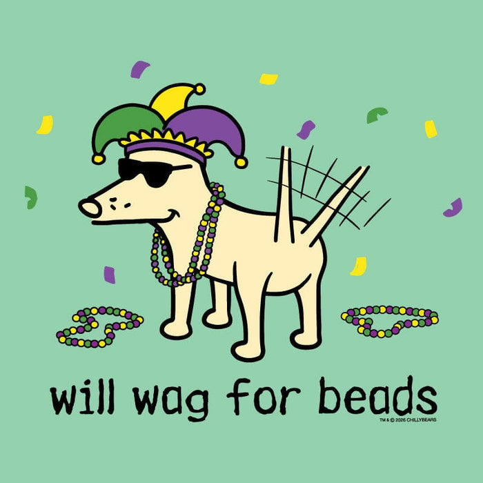 Will Wag for Beads - Classic Tee