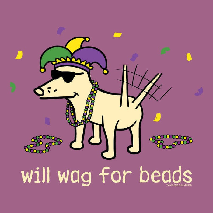 Will Wag for Beads - Classic Tee