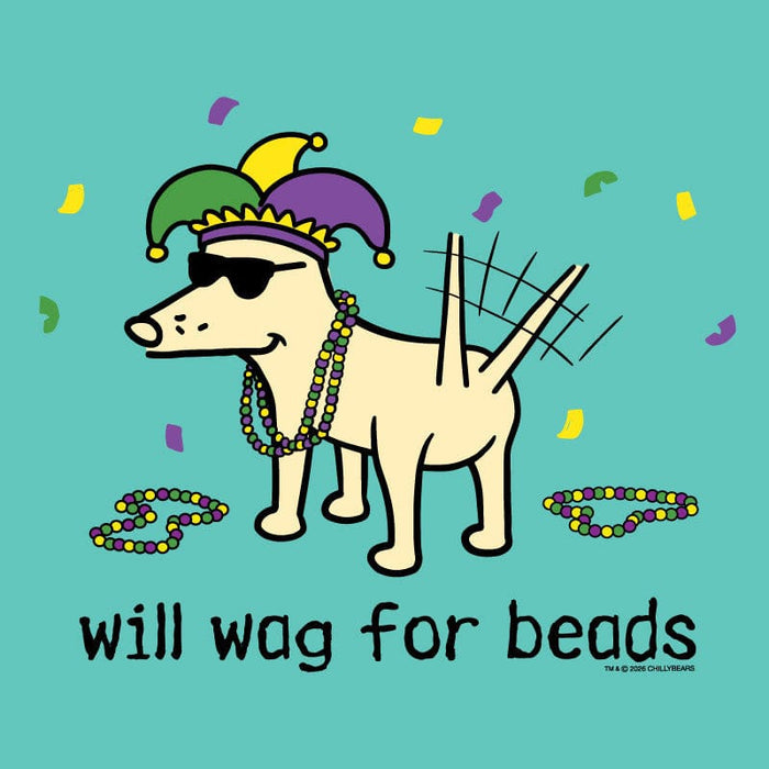 Will Wag for Beads - Lightweight Tee