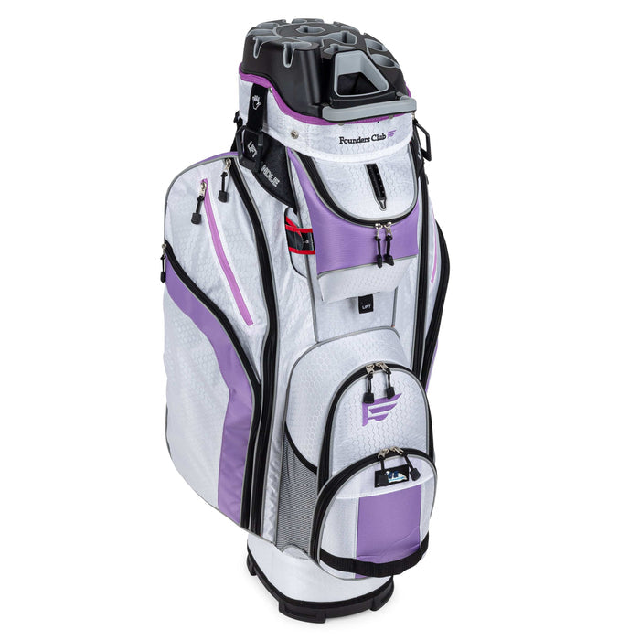 Women's Founders Club 3rd Gen Premium Organizer 14 Way Golf Cart Bag - Purple