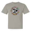 A gray child t-shirt with a "World Pup 2026" soccer graphic centered on the chest.