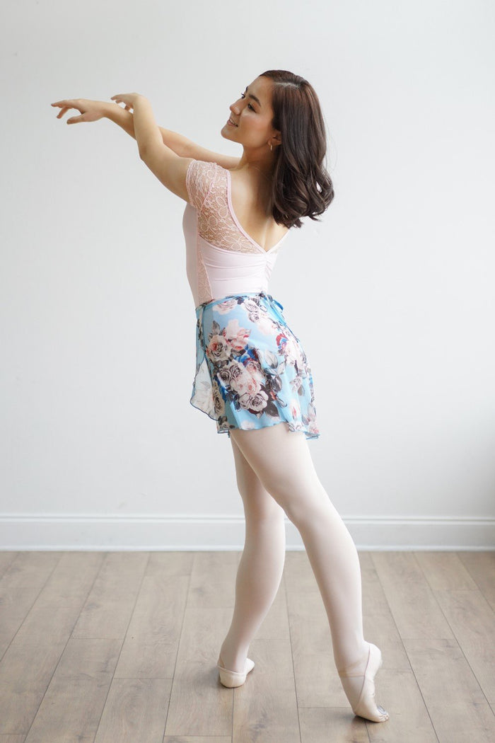 Wrap Skirt in Rose Garden · Day Bloom