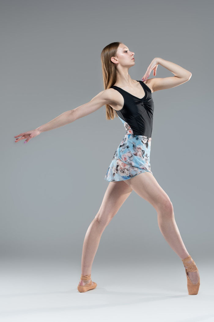 Wrap Skirt in Rose Garden · Day Bloom